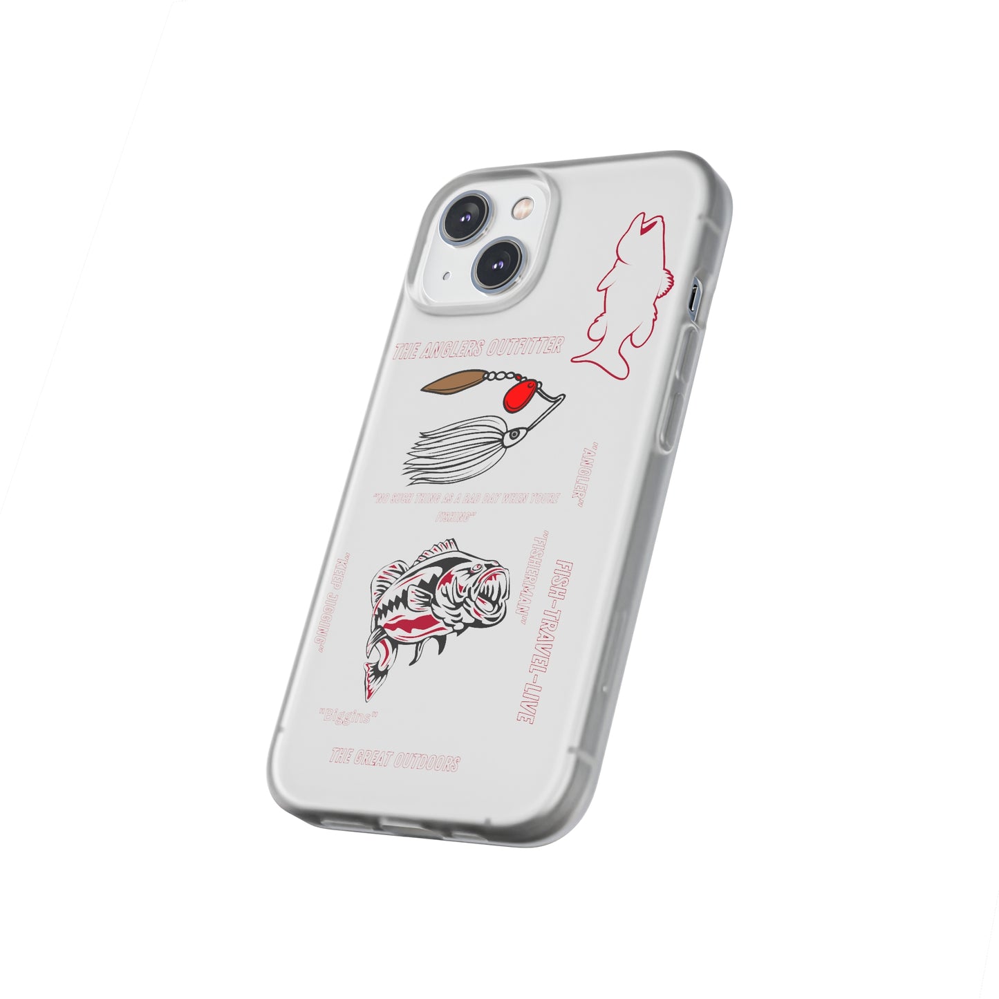 "Red Spinner" Clear Case