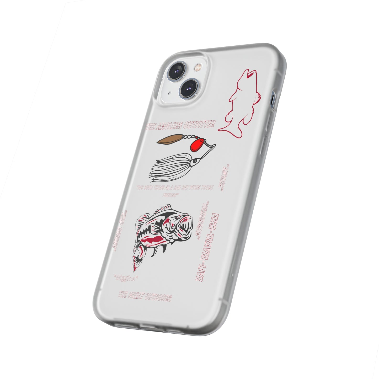 "Red Spinner" Clear Case