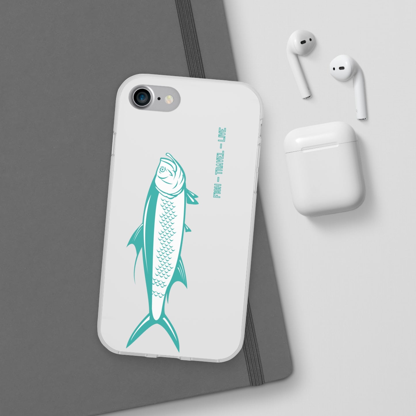 "Neon Tarpon" Clear Case