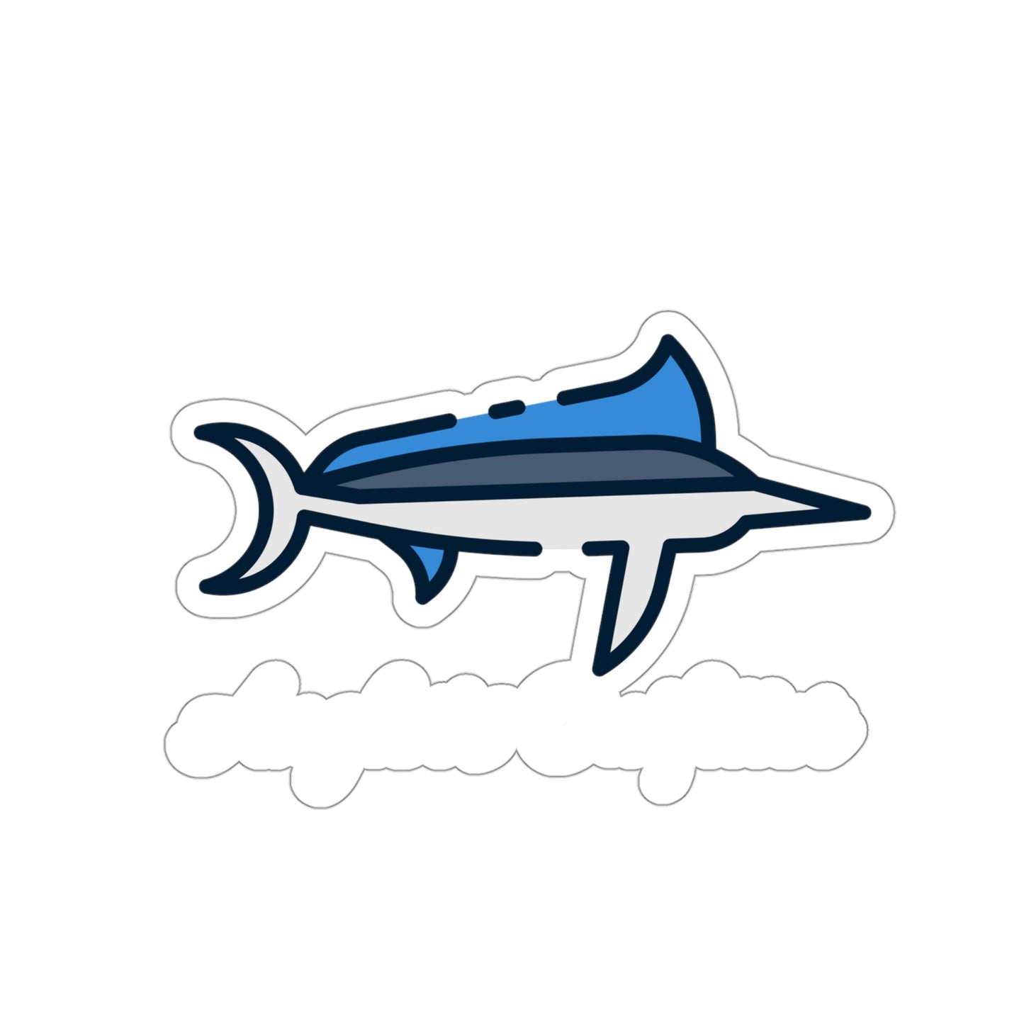 "Blue Marlin" Sticker